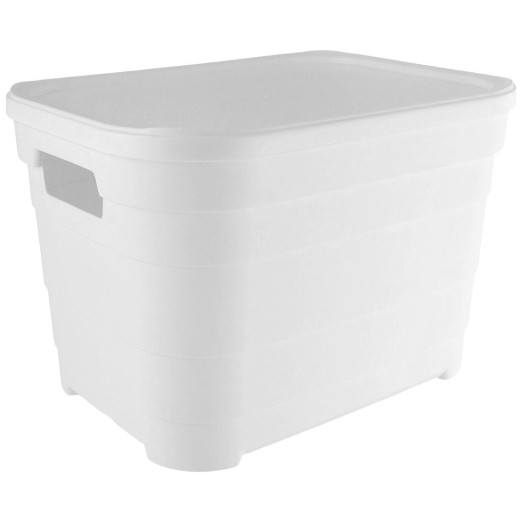 Корзина для хранения пластиковая с крышкой SoftChef 5 л - № 2 Корзина для хранения пластиковая с крышкой SoftChef 5 л - № 2