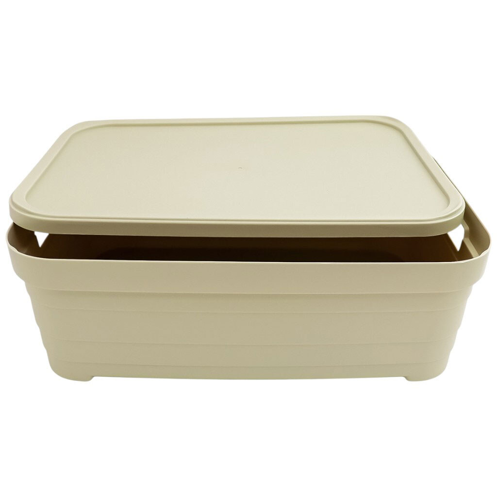 Корзина для хранения пластиковая с крышкой SoftChef 8,2 л - № 1 Корзина для хранения пластиковая с крышкой SoftChef 8,2 л - № 1