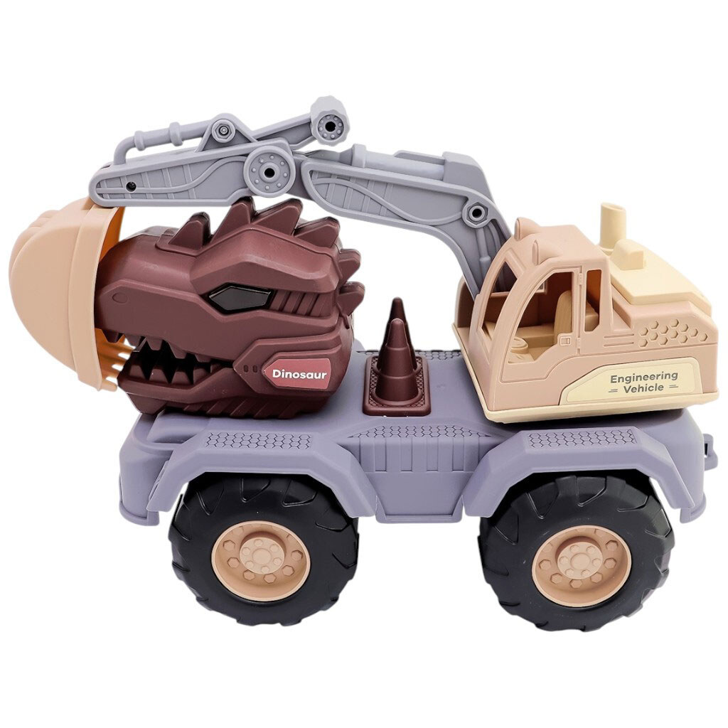 Машинка игрушечная пластиковая Кран-динозавр - № 1 Машинка игрушечная пластиковая Кран-динозавр - № 1