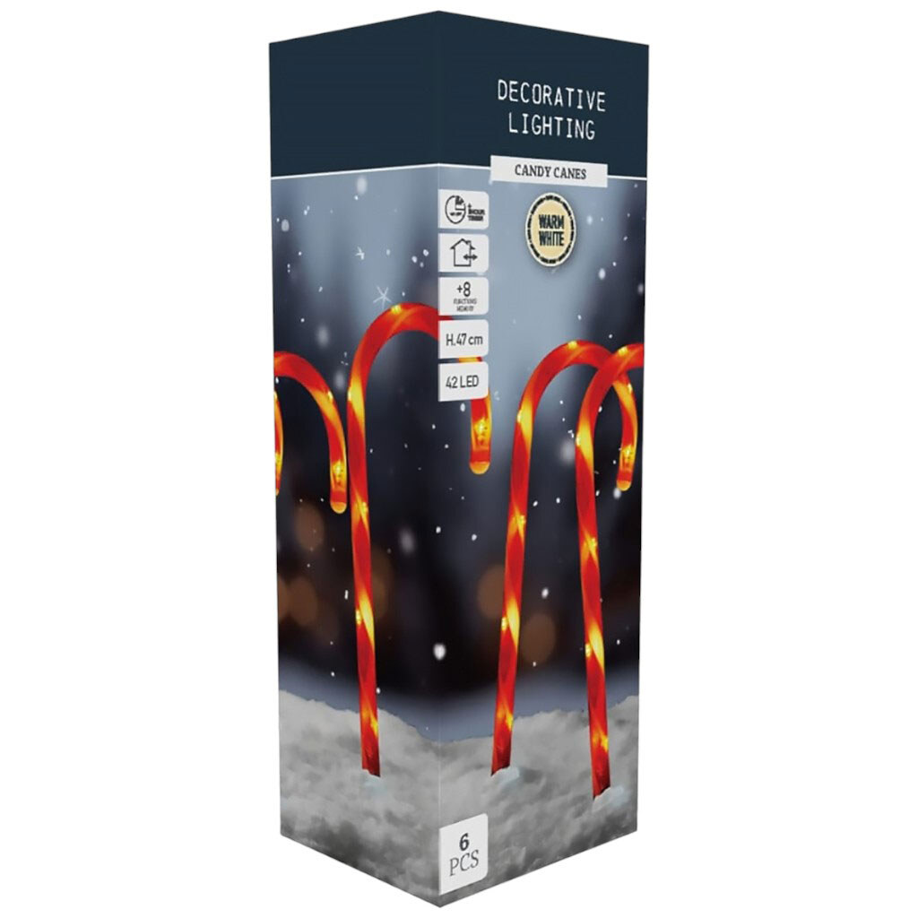 Набор рождественского декора с подсветкой Леденец - № 1 Набор рождественского декора с подсветкой Леденец - № 1