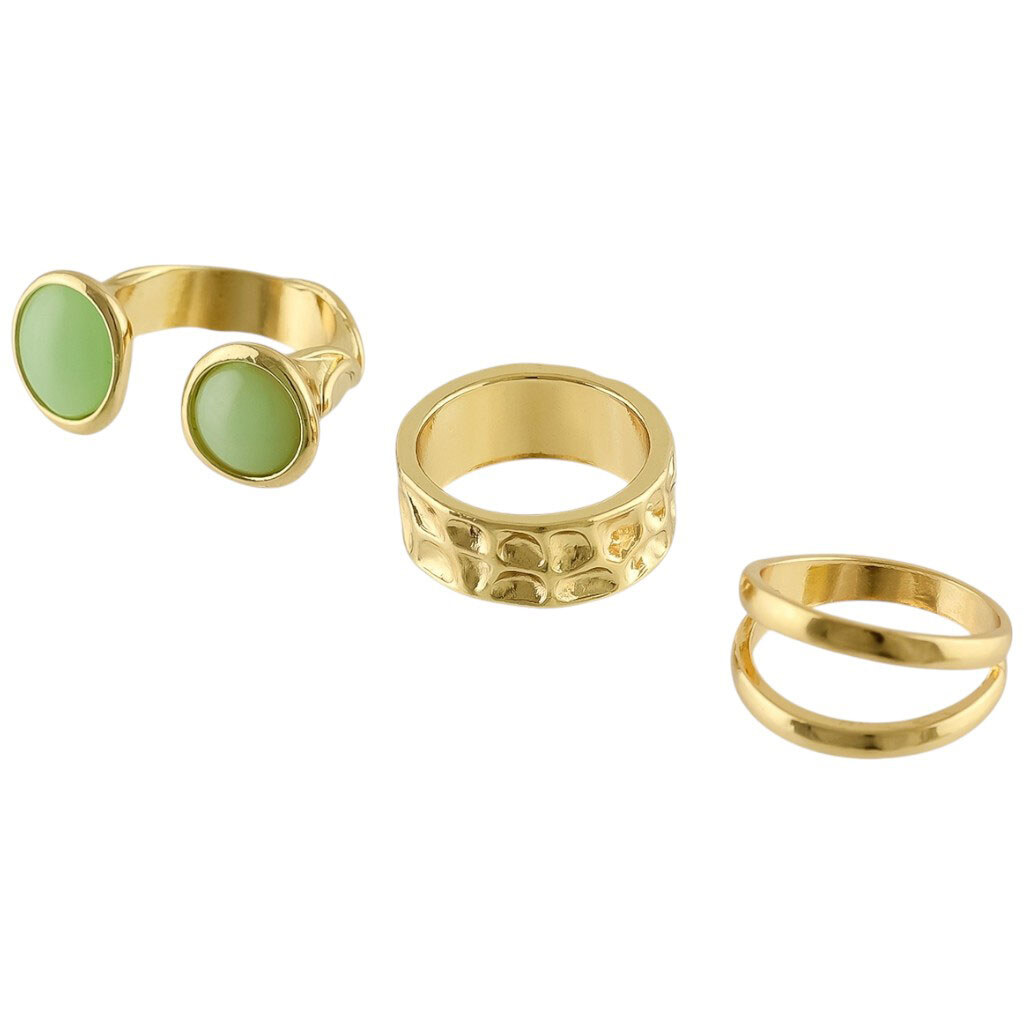 Набор женских металлических колец - № 1 Набор женских металлических колец - № 1