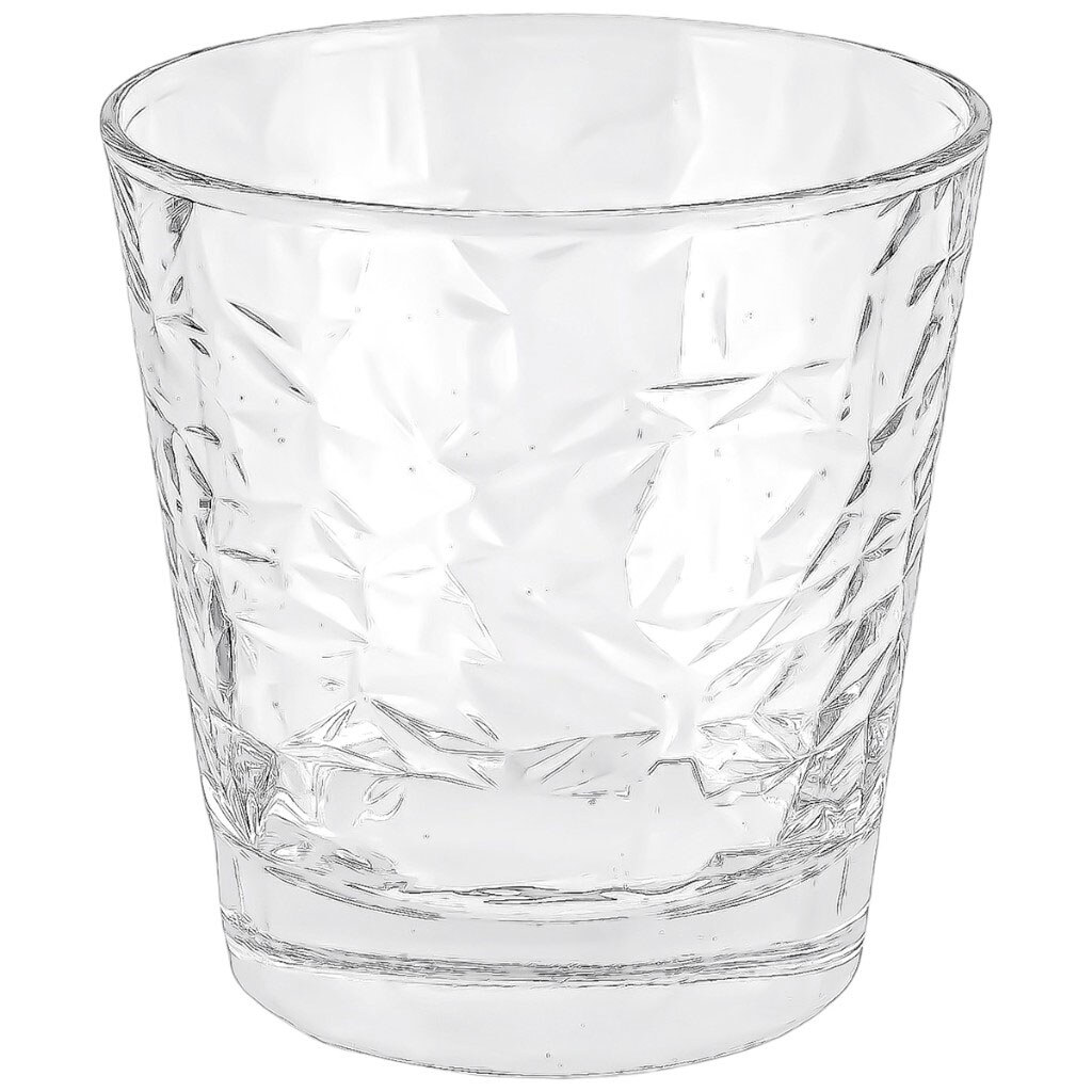 Набор низких стаканов UNIGLASS TEXAS CREASED 270 мл - № 1 Набор низких стаканов UNIGLASS TEXAS CREASED 270 мл - № 1