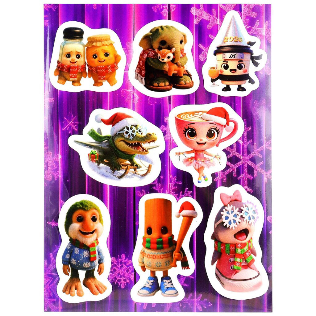 Наліпки тематичні серія Тренд Baby середні мікс - № 1 Наліпки тематичні серія Тренд Baby середні мікс - № 1