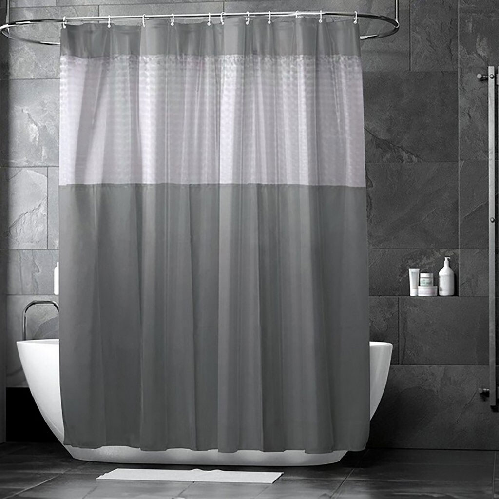 Штора для ванной комнаты с кольцами WOKO TREND 180x180 см - № 5 Штора для ванной комнаты с кольцами WOKO TREND 180x180 см - № 5