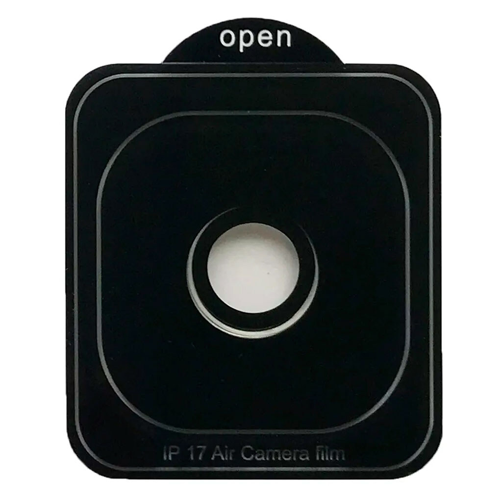 Захисне скло камери Apple iPhone 17 Air, Camera Metal, Прозорий - № 1 Захисне скло камери Apple iPhone 17 Air, Camera Metal, Прозорий - № 1