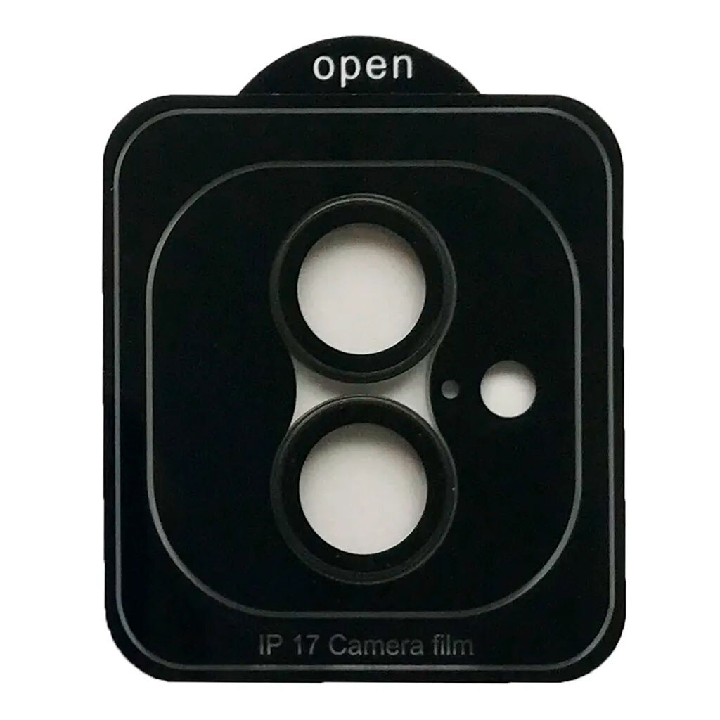 Защитное стекло камеры Apple iPhone 17, Camera Metal, Черный - № 1 Защитное стекло камеры Apple iPhone 17, Camera Metal, Черный - № 1