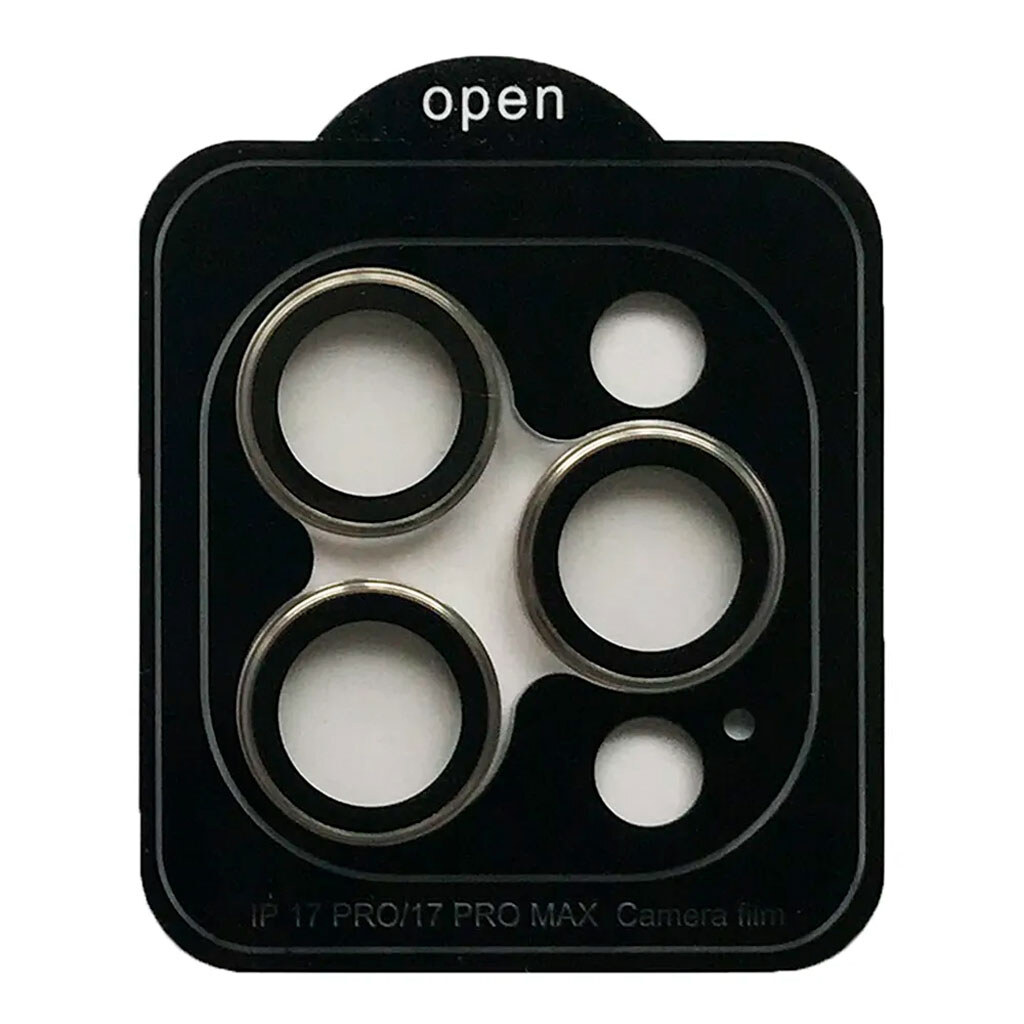 Защитное стекло камеры Apple iPhone 17 Pro / iPhone 17 Pro Max, Camera Metal, Серый - № 1 Защитное стекло камеры Apple iPhone 17 Pro / iPhone 17 Pro Max, Camera Metal, Серый - № 1