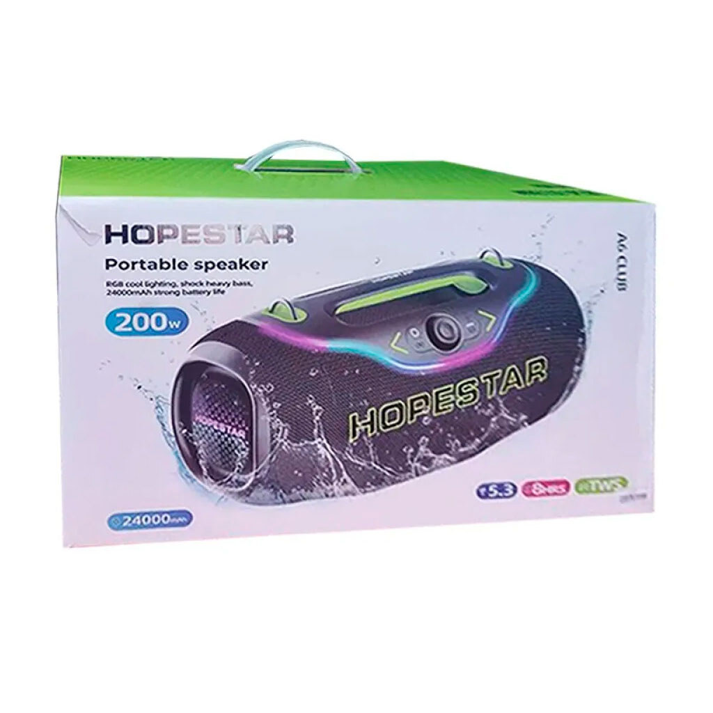 Портативная колонка Hopestar A6 Club, Синий - № 2 Портативная колонка Hopestar A6 Club, Синий - № 2