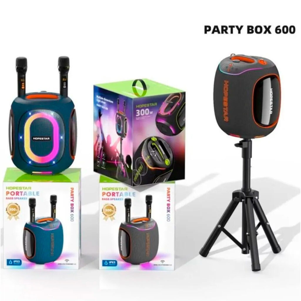 Портативная колонка Hopestar PartyBox 600, Черный - № 2 Портативная колонка Hopestar PartyBox 600, Черный - № 2