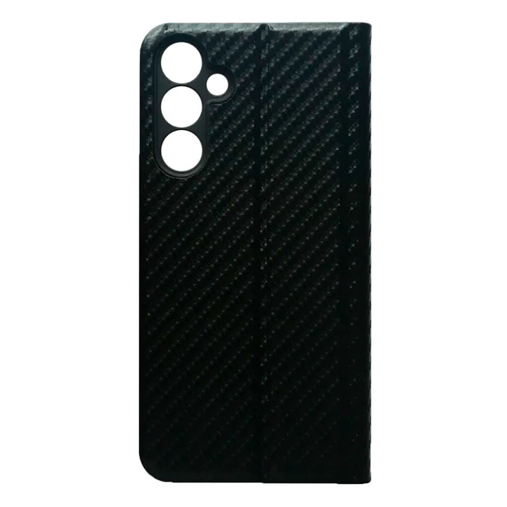 Чехол (книжка) Samsung Galaxy S25 FE, Carbon Case, Черный - № 2 Чехол (книжка) Samsung Galaxy S25 FE, Carbon Case, Черный - № 2