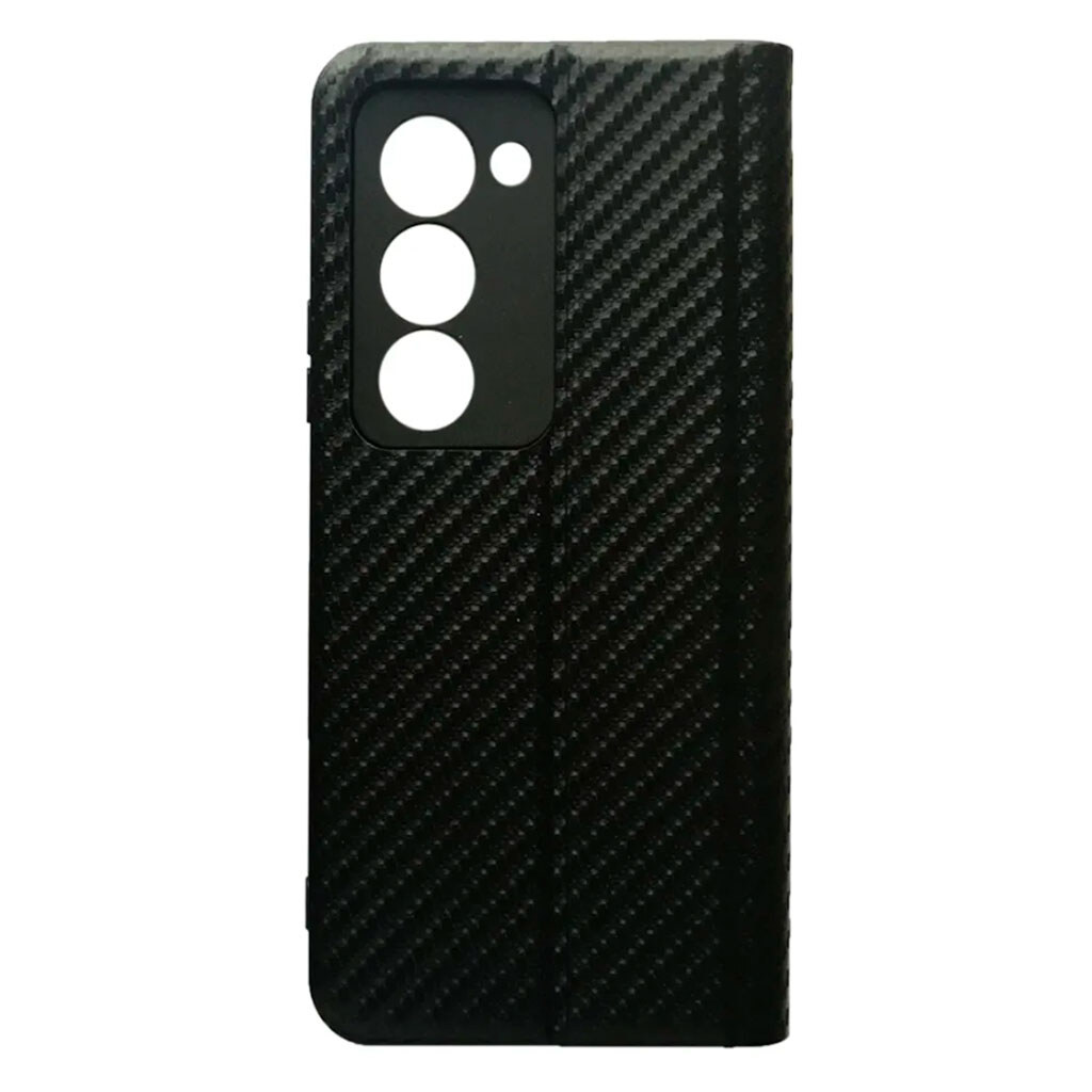 Чехол (книжка) Xiaomi Redmi 15, Carbon Case, Черный - № 2 Чехол (книжка) Xiaomi Redmi 15, Carbon Case, Черный - № 2