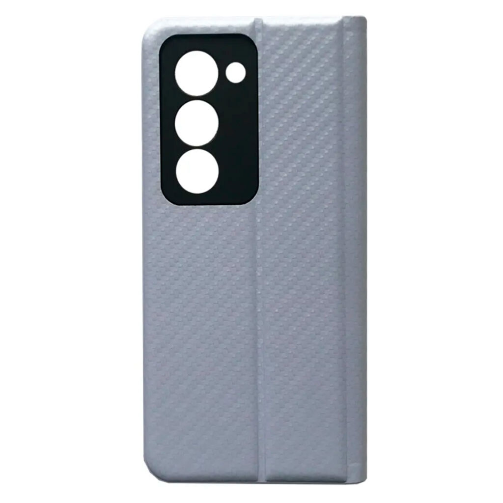 Чехол (книжка) Xiaomi Redmi 15, Carbon Case, Лиловый - № 2 Чехол (книжка) Xiaomi Redmi 15, Carbon Case, Лиловый - № 2