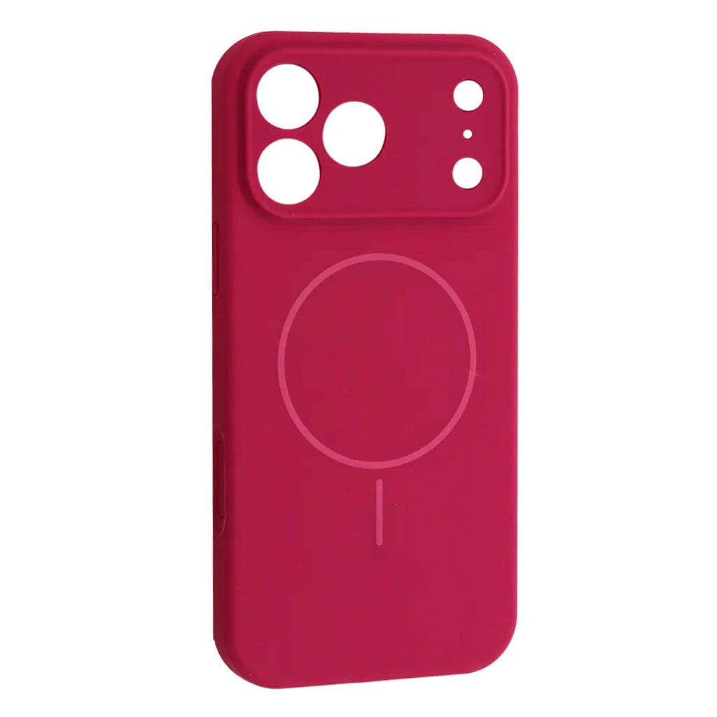 Чохол (накладка) Apple iPhone 17 Pro, Air Beats Full Camera, Manyue Red, MagSafe, Червоний - № 1 Чохол (накладка) Apple iPhone 17 Pro, Air Beats Full Camera, Manyue Red, MagSafe, Червоний - № 1
