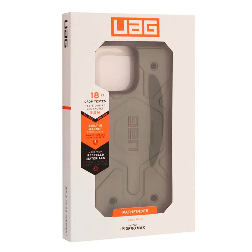 Чехол (накладка) Apple iPhone 17 Pro Max, UAG Pathfinder, MagSafe, Transparent White, Белый - № 2 Чехол (накладка) Apple iPhone 17 Pro Max, UAG Pathfinder, MagSafe, Transparent White, Белый - № 2