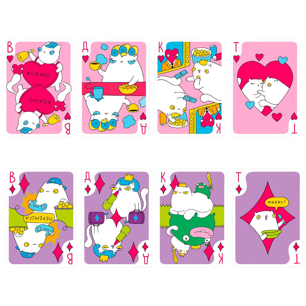 Гральні карти "Котячі", Orner - № 4 Гральні карти "Котячі", Orner - № 4