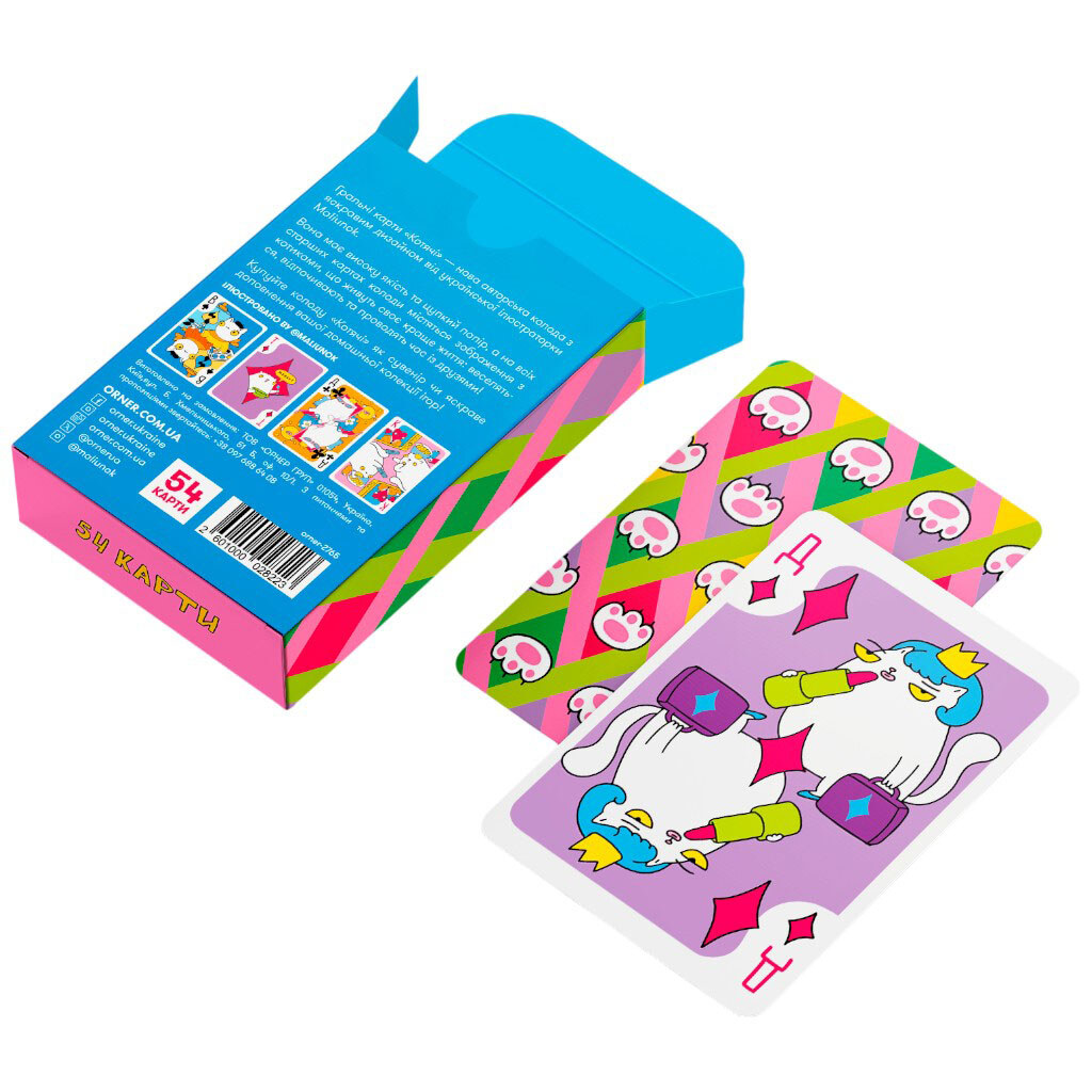 Гральні карти "Котячі", Orner - № 7 Гральні карти "Котячі", Orner - № 7