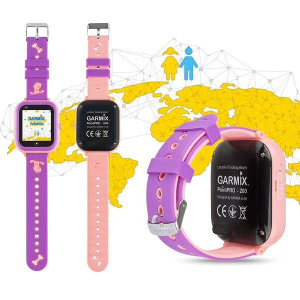 Детские смарт-часы Garmix PointPRO-200, Розовый - № 3 Детские смарт-часы Garmix PointPRO-200, Розовый - № 3