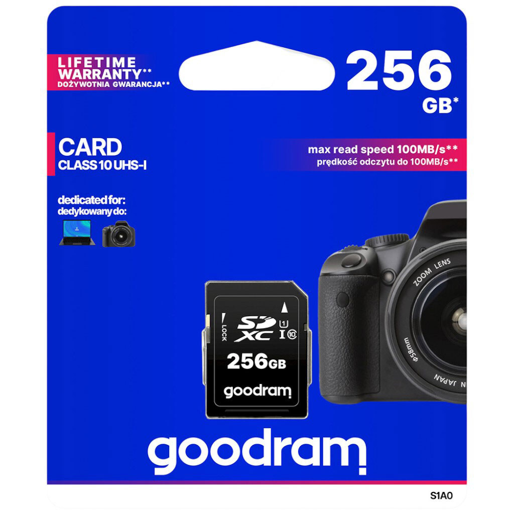 Карта памяти Goodram S1A0-2560R12, 256 Гб. - № 2 Карта памяти Goodram S1A0-2560R12, 256 Гб. - № 2