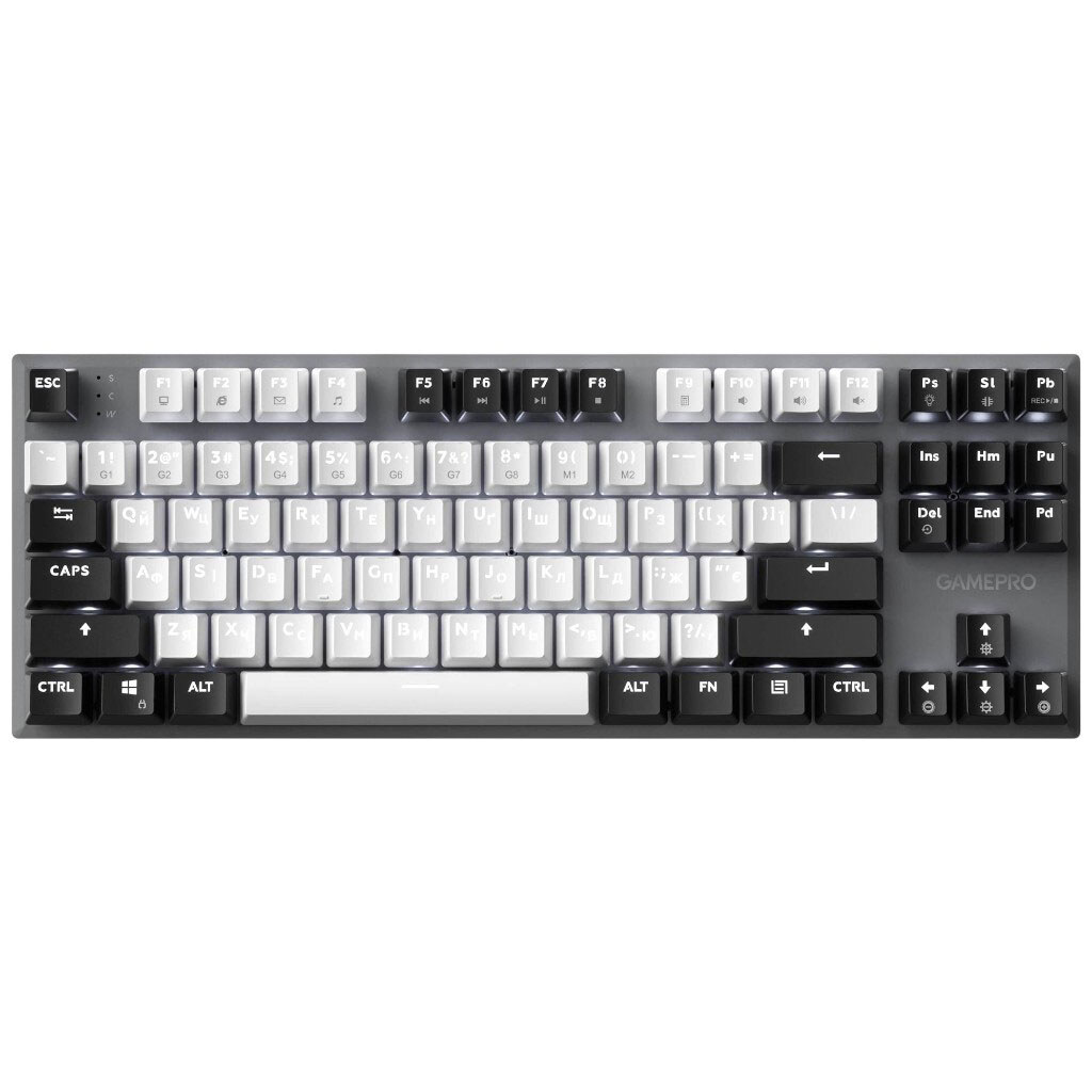 Клавиатура GamePro Genesis Joker MK124G Outemu, Серый - № 1 Клавиатура GamePro Genesis Joker MK124G Outemu, Серый - № 1