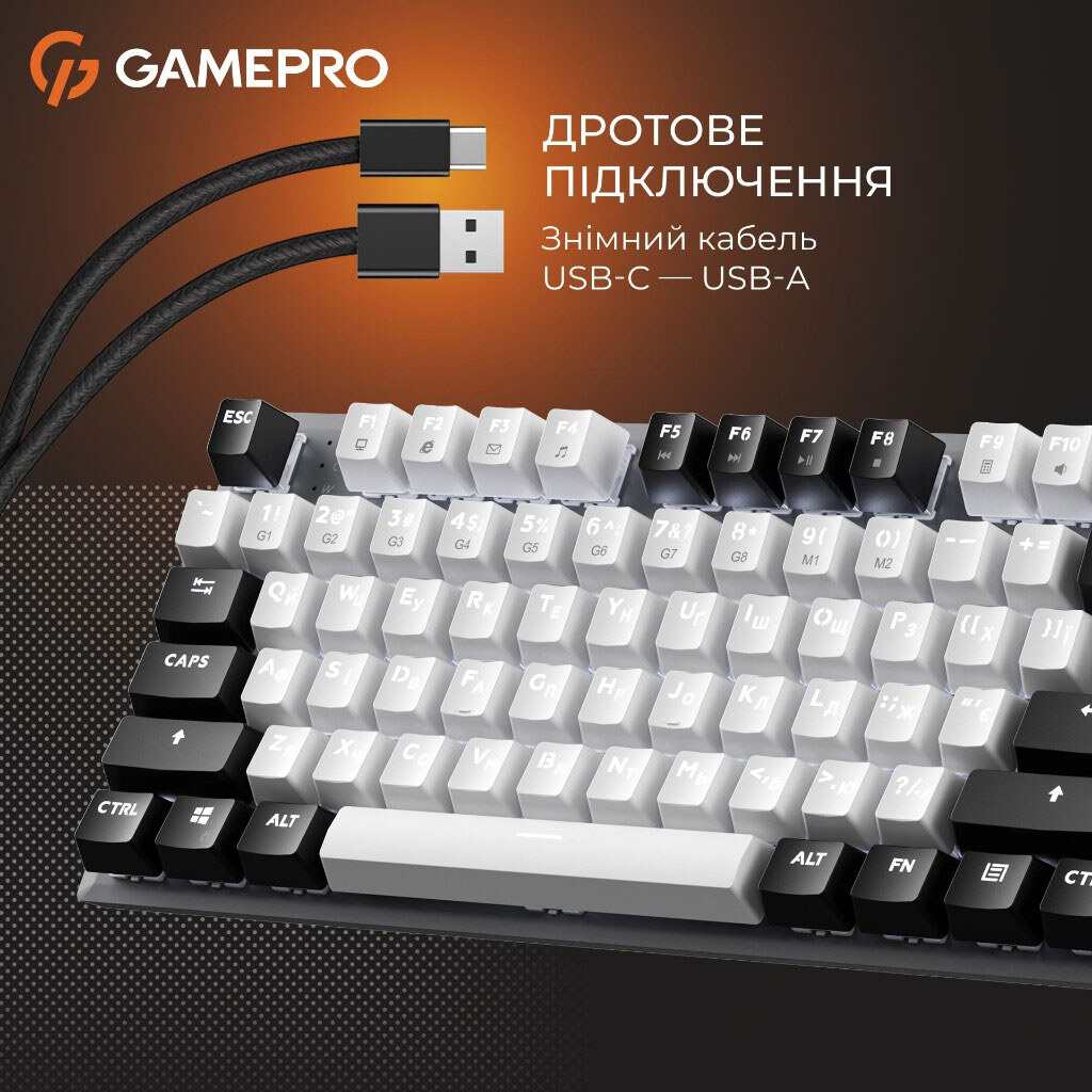 Клавиатура GamePro Genesis Joker MK124G Outemu, Серый - № 9 Клавиатура GamePro Genesis Joker MK124G Outemu, Серый - № 9