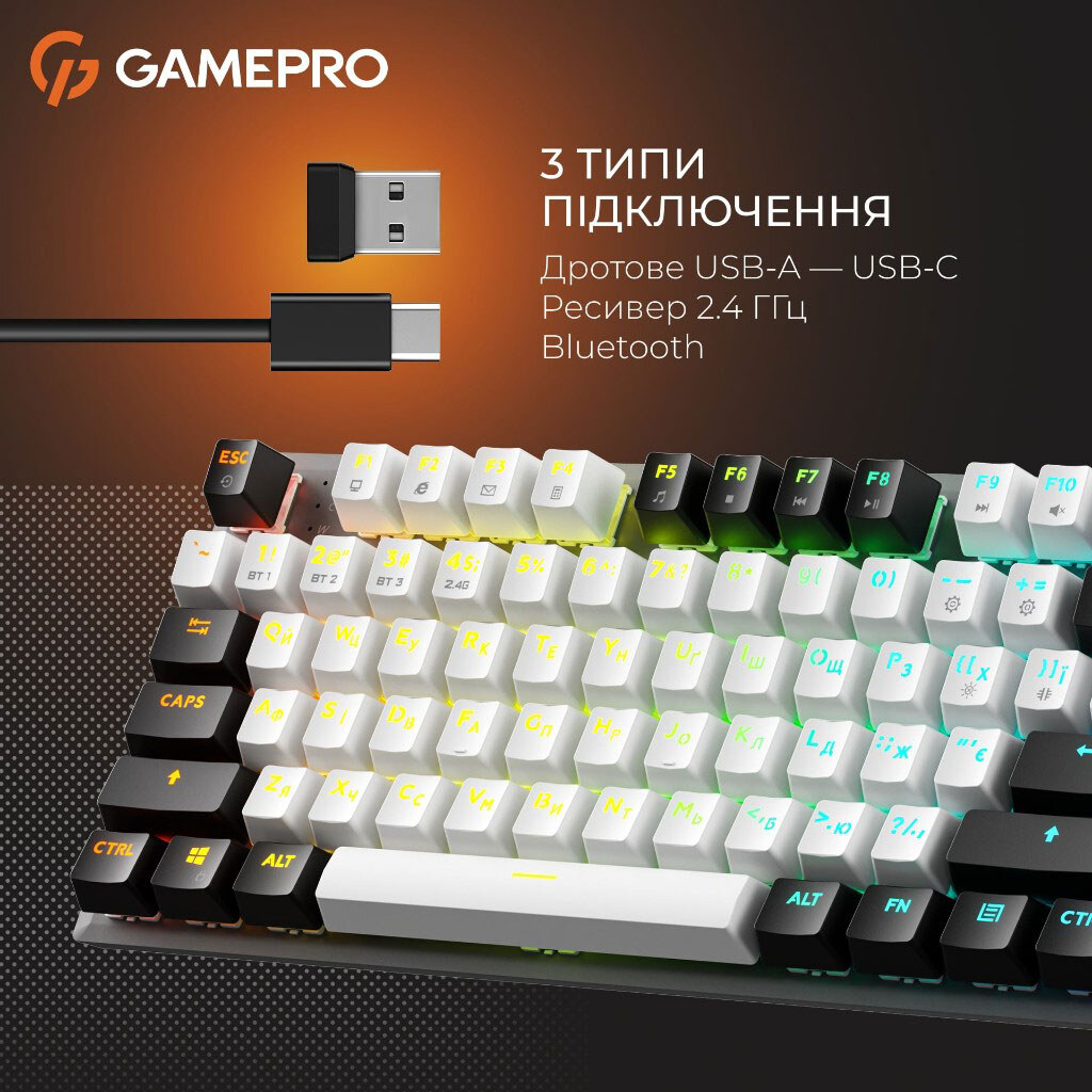 Клавиатура GamePro Genesis Joker Pro MK124G Pro, Серый - № 6 Клавиатура GamePro Genesis Joker Pro MK124G Pro, Серый - № 6