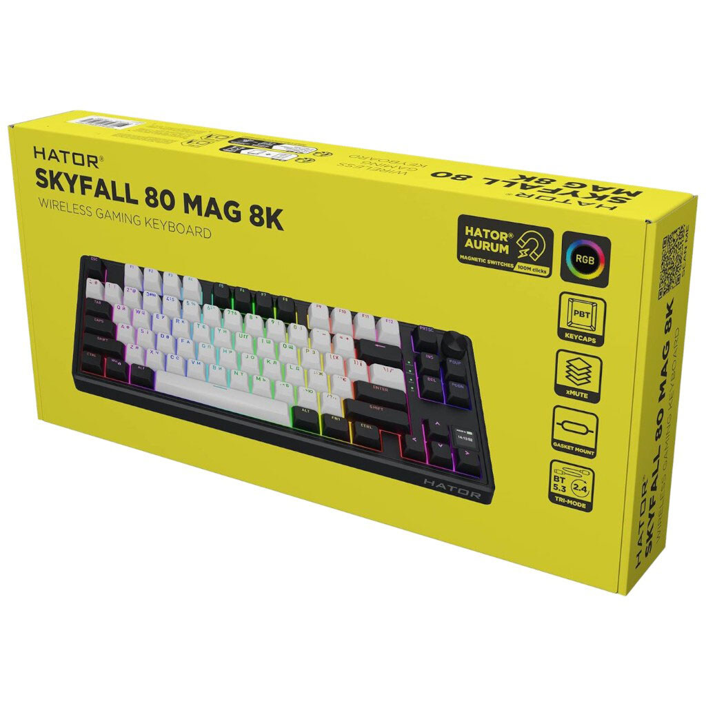 Клавиатура Hator Skyfall 80 MAG Ultima 8K, Черный - № 7 Клавиатура Hator Skyfall 80 MAG Ultima 8K, Черный - № 7