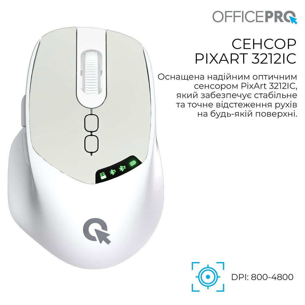 Миша OfficePro M520W, Білий - № 4 Миша OfficePro M520W, Білий - № 4