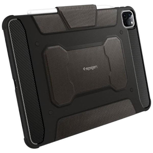 Чохол (книжка) Apple iPad Pro 11 2020 / iPad Pro 11 2021 / iPad Pro 11 2022, Spigen Rugged Armor Pro, Чорний - № 3 Чохол (книжка) Apple iPad Pro 11 2020 / iPad Pro 11 2021 / iPad Pro 11 2022, Spigen Rugged Armor Pro, Чорний - № 3