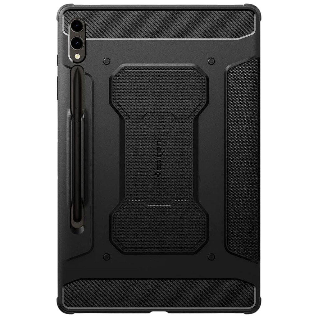 Чохол (книжка) Samsung SM-X810 Galaxy Tab S9 Plus / SM-X816 Galaxy Tab S9 Plus, Spigen Rugged Armor Pro, Чорний - № 2 Чохол (книжка) Samsung SM-X810 Galaxy Tab S9 Plus / SM-X816 Galaxy Tab S9 Plus, Spigen Rugged Armor Pro, Чорний - № 2