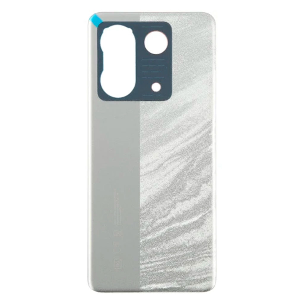 Задняя крышка Xiaomi Poco M7 Pro 5G, High quality, Серебряный - № 1 Задняя крышка Xiaomi Poco M7 Pro 5G, High quality, Серебряный - № 1