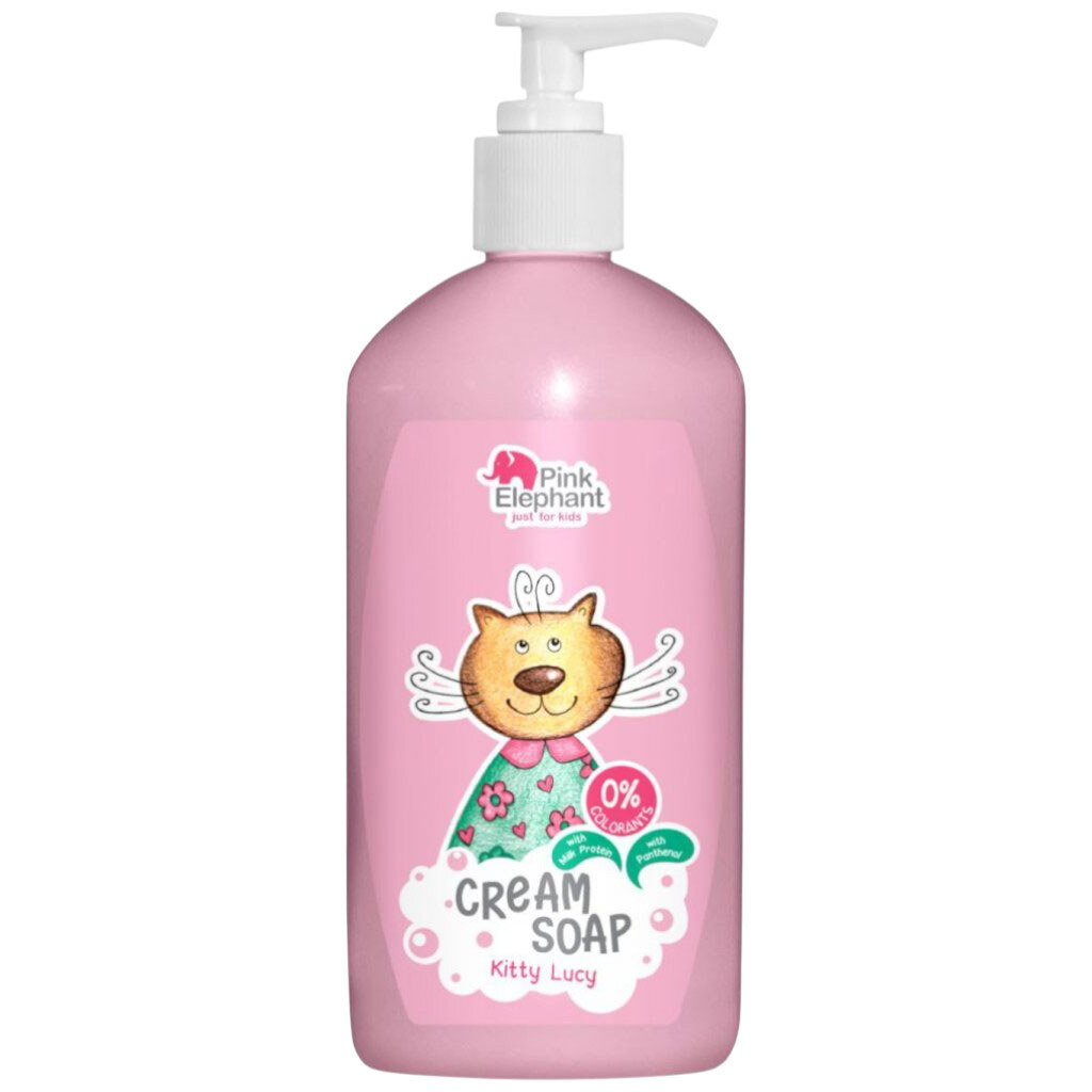 Рідке крем-мило "Pink Elephant", кошеня Люсі, 250мл - № 1 Рідке крем-мило "Pink Elephant", кошеня Люсі, 250мл - № 1