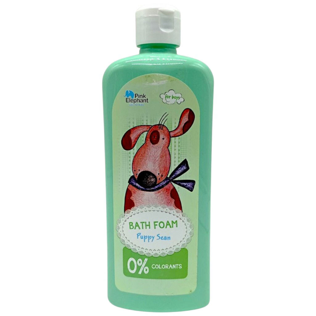 Пена д/ванн "Pink Elephant ", щенок Шон, 500мл - № 1 Пена д/ванн "Pink Elephant ", щенок Шон, 500мл - № 1
