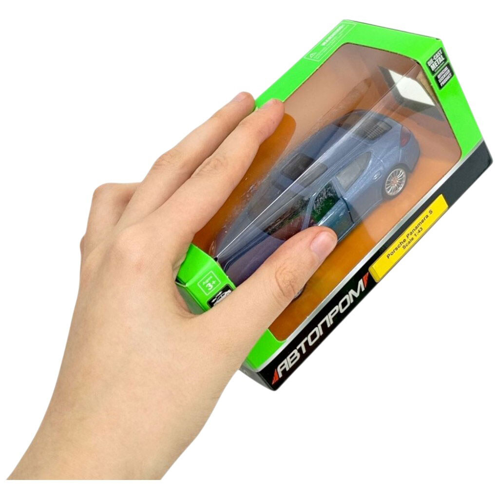 Автомодель "PORSCHE PANAMERA S", кор. 14,5 х 7,2 х 6,5 см, Автопром - № 3 Автомодель "PORSCHE PANAMERA S", кор. 14,5 х 7,2 х 6,5 см, Автопром - № 3