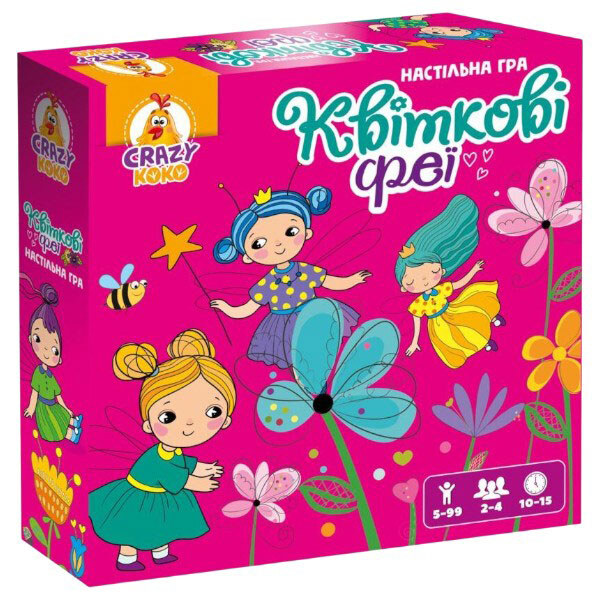 Игра настольная развлекательная "Цветочные феи", Vladi Toys - № 1 Игра настольная развлекательная "Цветочные феи", Vladi Toys - № 1