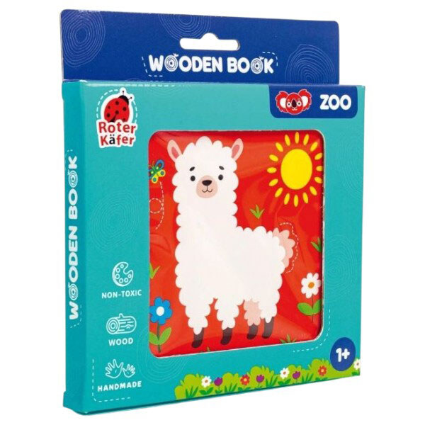 Іграшка "Дерев'яна книга. Зоопарк", Vladi Toys - № 1 Іграшка "Дерев'яна книга. Зоопарк", Vladi Toys - № 1