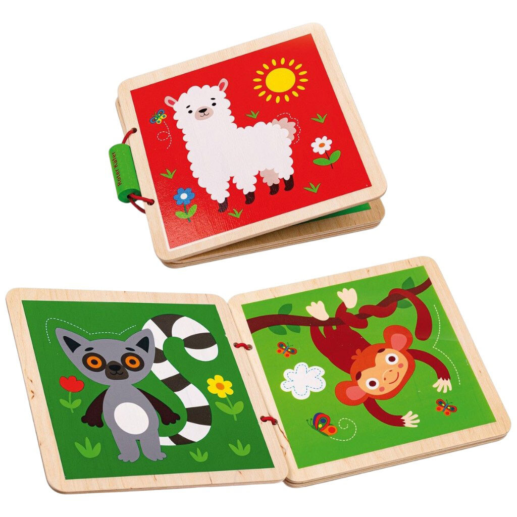 Іграшка "Дерев'яна книга. Зоопарк", Vladi Toys - № 3 Іграшка "Дерев'яна книга. Зоопарк", Vladi Toys - № 3