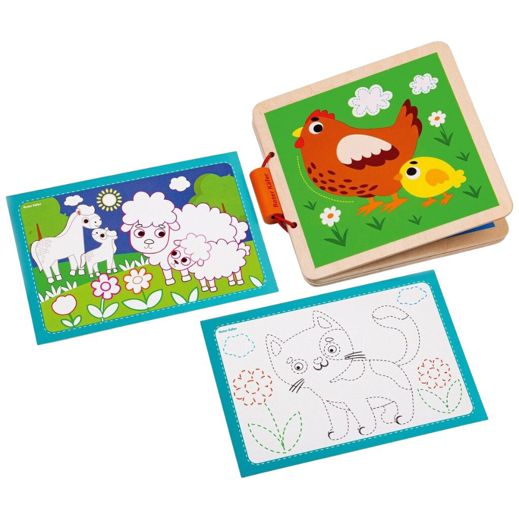 Іграшка "Дерев'яна книга. Мама та дитя", Vladi Toys - № 2 Іграшка "Дерев'яна книга. Мама та дитя", Vladi Toys - № 2