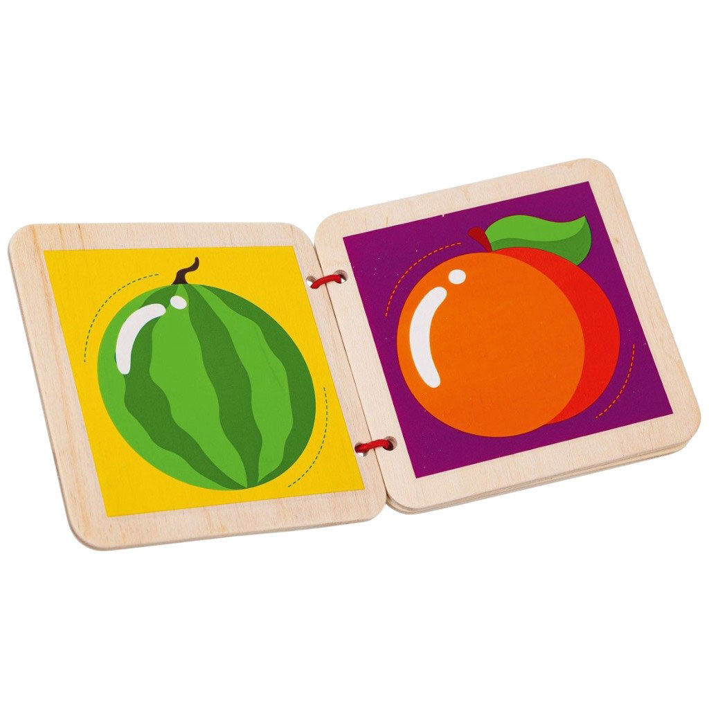 Игрушка "Деревянная книга. Фрукты", Vladi Toys - № 2 Игрушка "Деревянная книга. Фрукты", Vladi Toys - № 2