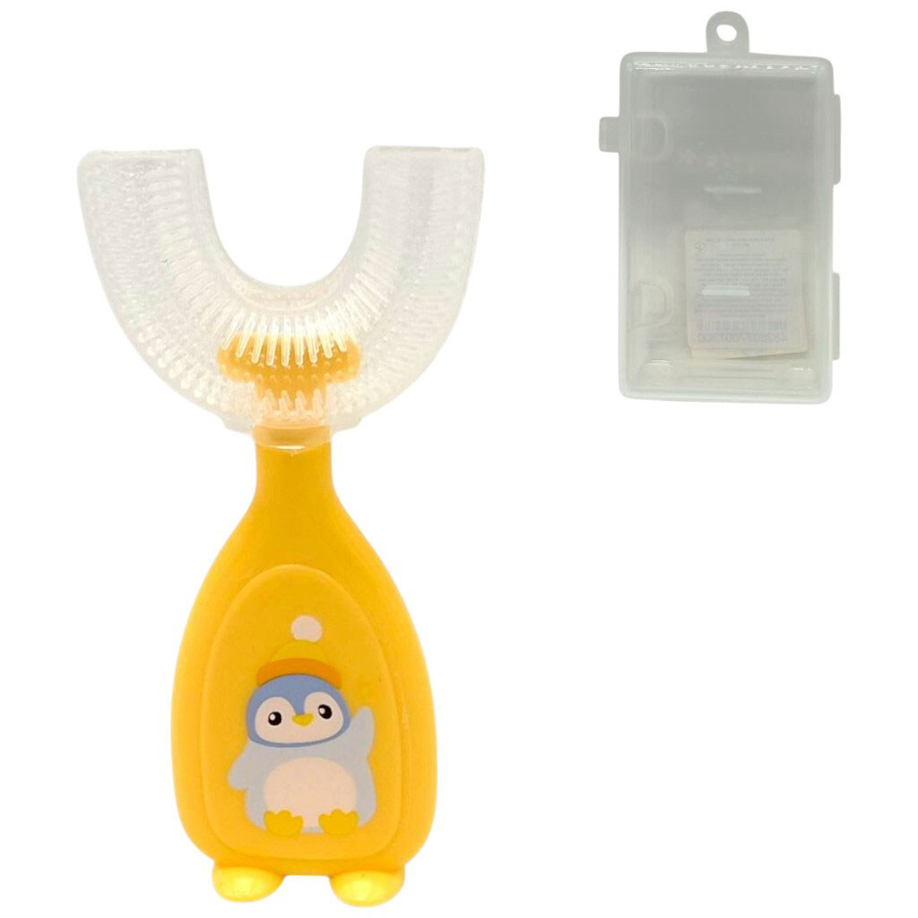 Детская зубная щетка-капа в футляре, Mic - № 1 Детская зубная щетка-капа в футляре, Mic - № 1