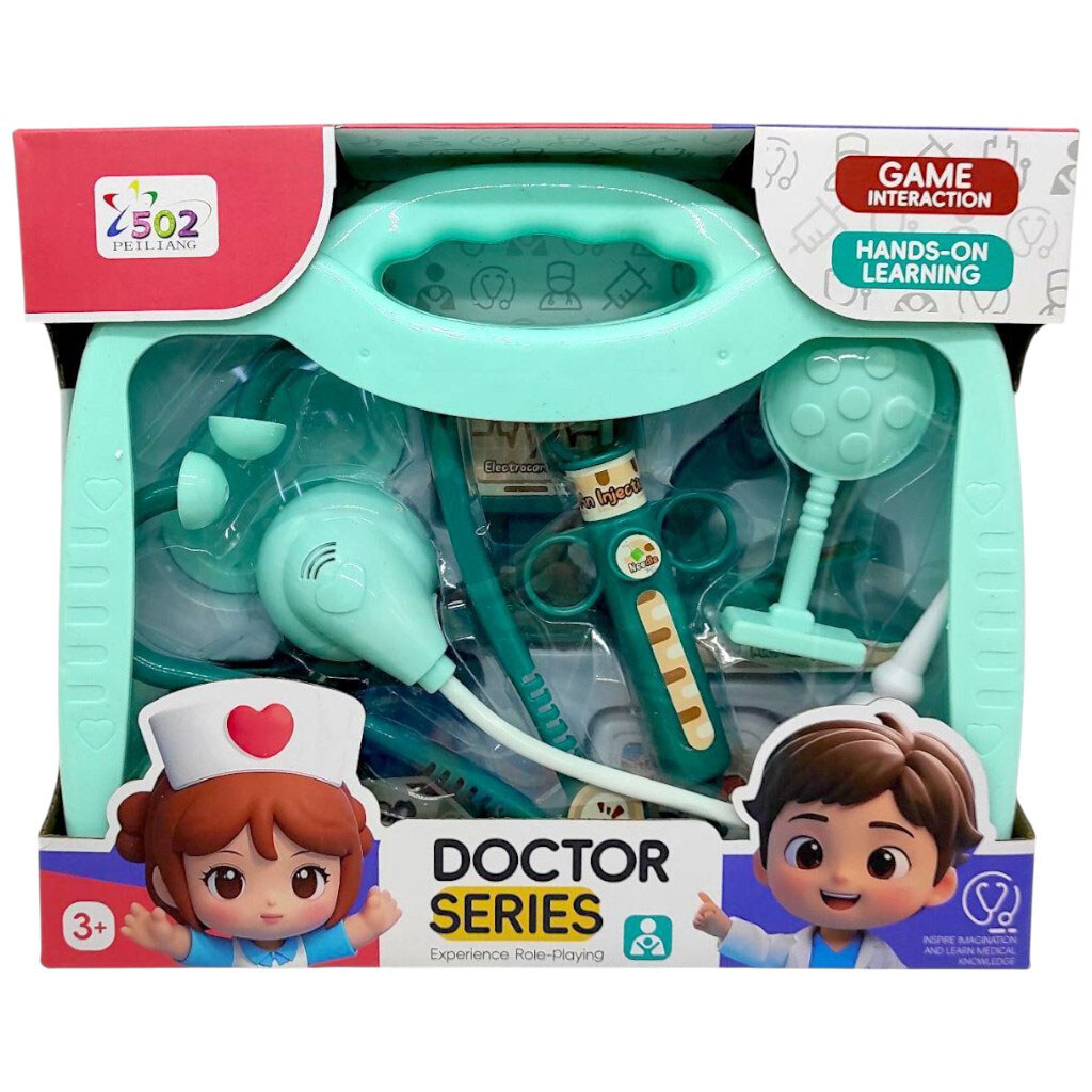 Докторский набор в чемодане, коробка - 27, 5х7х23 см, 502Peiliang - № 1 Докторский набор в чемодане, коробка - 27, 5х7х23 см, 502Peiliang - № 1