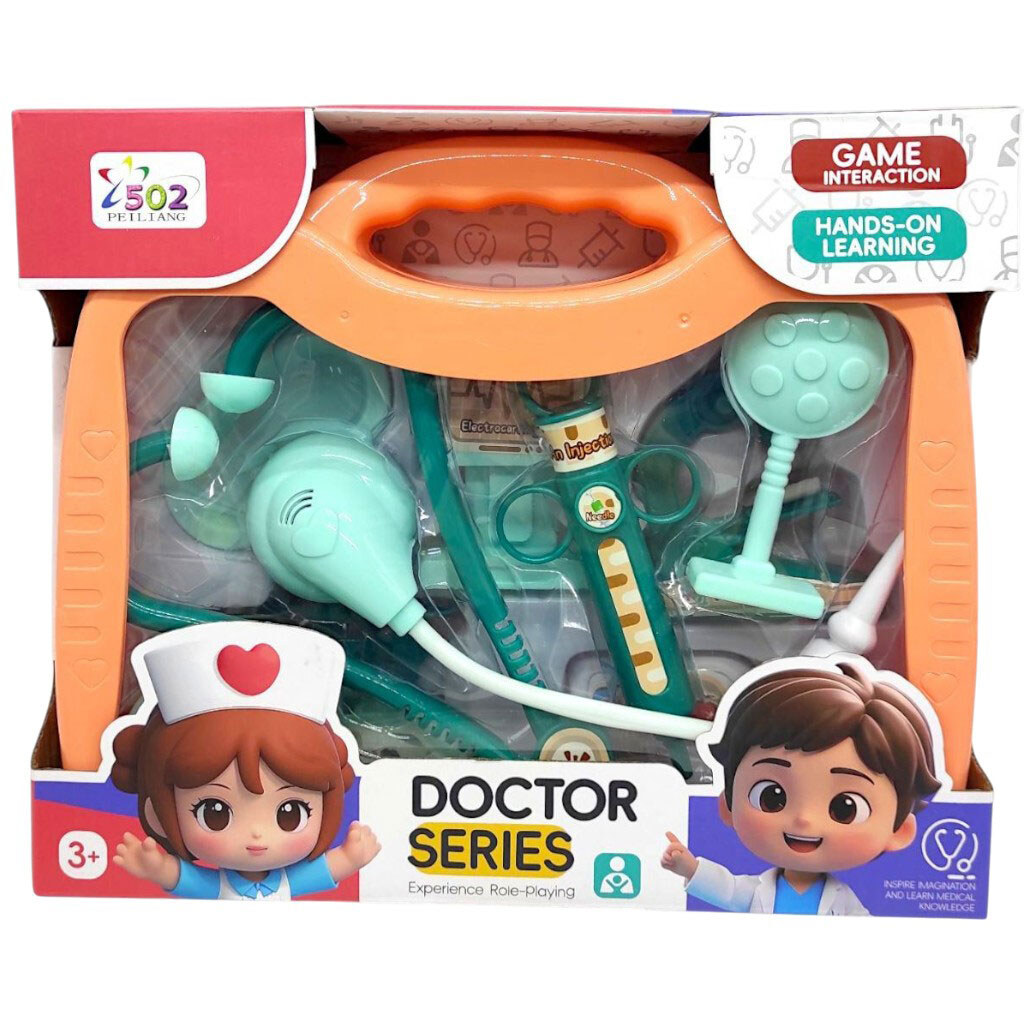 Докторский набор в чемодане, коробка 27, 5х7х23 см, 502Peiliang - № 1 Докторский набор в чемодане, коробка 27, 5х7х23 см, 502Peiliang - № 1