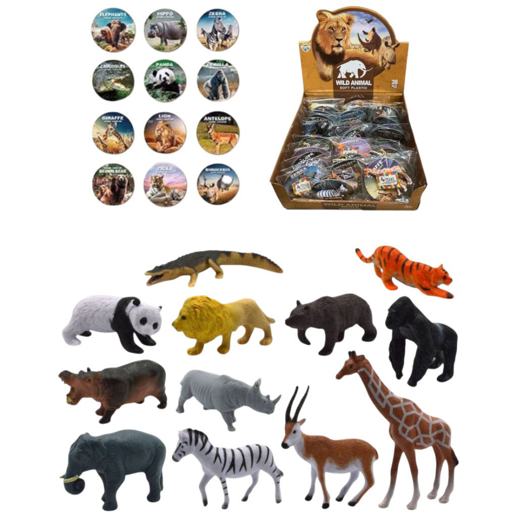 Животные дикие, МИКС, Jisam toys - № 2 Животные дикие, МИКС, Jisam toys - № 2