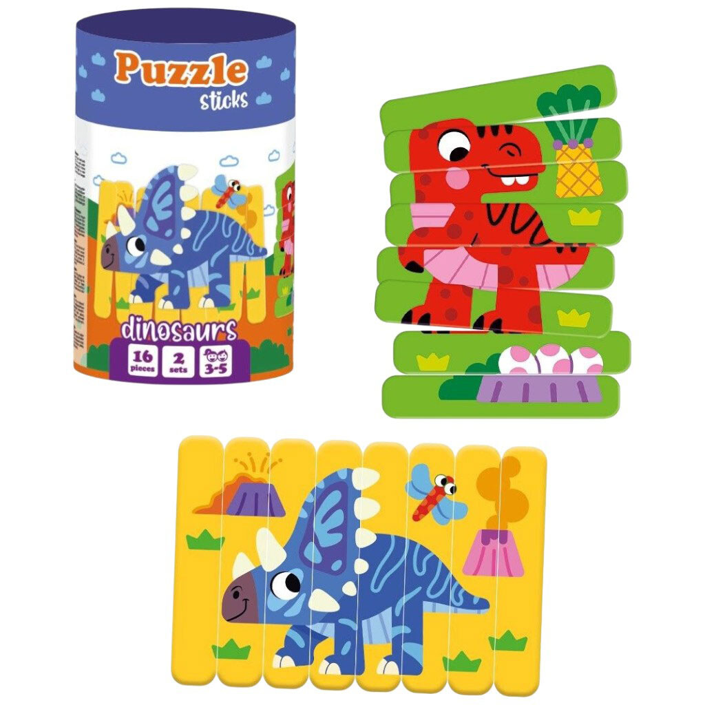 Игра настольная "Пазлы палочки: Динозавры", Vladi Toys - № 3 Игра настольная "Пазлы палочки: Динозавры", Vladi Toys - № 3