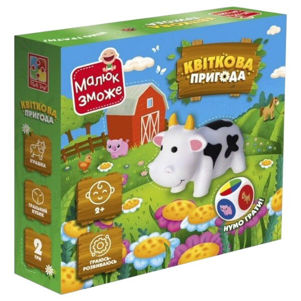 Гра настільна "Квіткова пригода", рус, Vladi Toys - № 1 Гра настільна "Квіткова пригода", рус, Vladi Toys - № 1