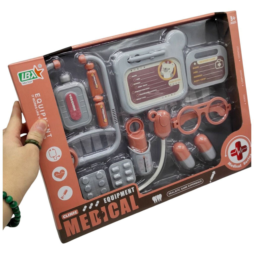 Игровой набор "Врач", коробка 38х28, 5х6 см, Ledx toys - № 2 Игровой набор "Врач", коробка 38х28, 5х6 см, Ledx toys - № 2