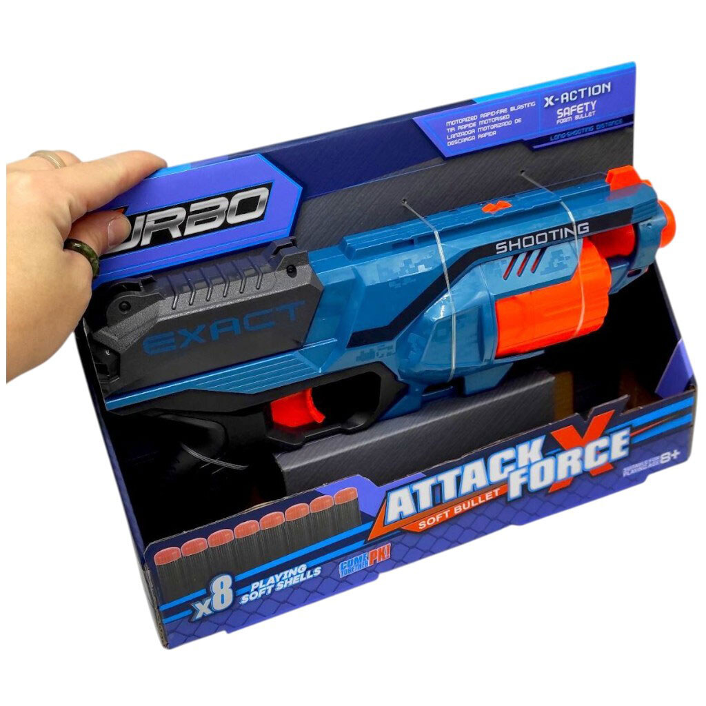 Іграшковий пістолет, бластер, з м'якими патронами, 31х19 см, коробка, 32х7х22 см, Mic - № 2 Іграшковий пістолет, бластер, з м'якими патронами, 31х19 см, коробка, 32х7х22 см, Mic - № 2