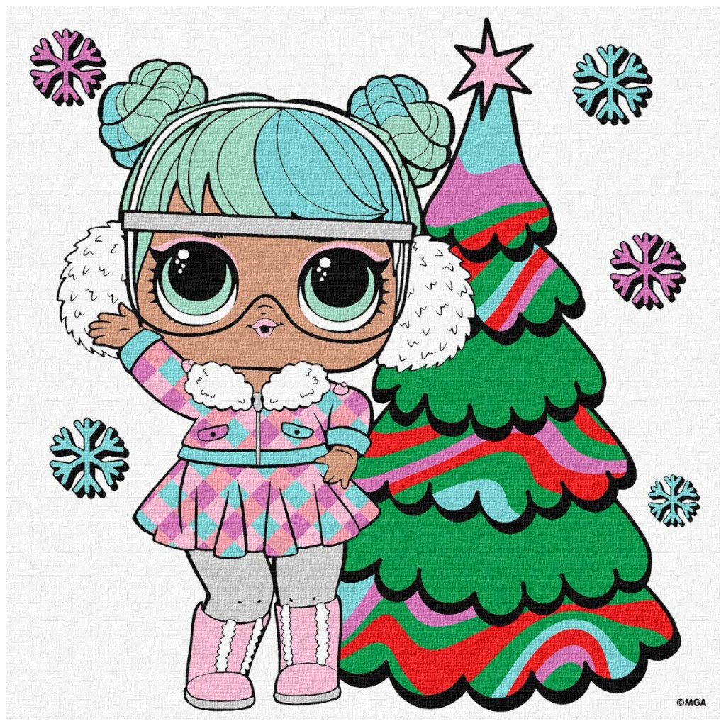 Картина по номерам "L.O.L. Surprise! Jolly Vibes. Bon Bon", 25х25 см, Ідейка - № 1 Картина по номерам "L.O.L. Surprise! Jolly Vibes. Bon Bon", 25х25 см, Ідейка - № 1