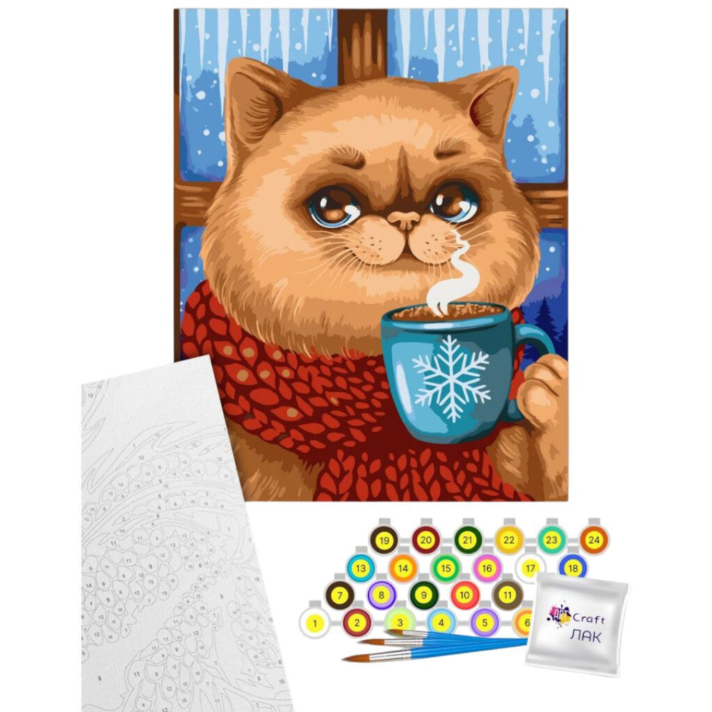 Картина по номерам "Зимний аромат", 40x50 см, Art Craft - № 2 Картина по номерам "Зимний аромат", 40x50 см, Art Craft - № 2