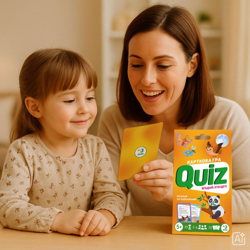 Карточная игра «Викторина: Угадай: кто это?!», Dodo - № 5 Карточная игра «Викторина: Угадай: кто это?!», Dodo - № 5