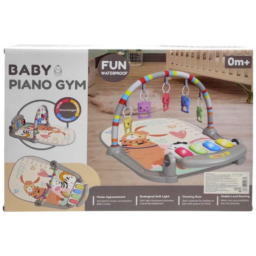 Килимок дитячий "Baby Piano Gym", в коробці 43,5х8х30 см, Mic - № 1 Килимок дитячий "Baby Piano Gym", в коробці 43,5х8х30 см, Mic - № 1